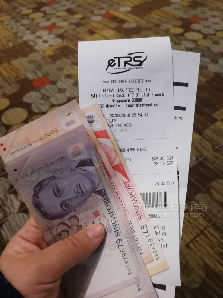 新加坡機場退稅流程和奢侈品退稅注意事項 (4)