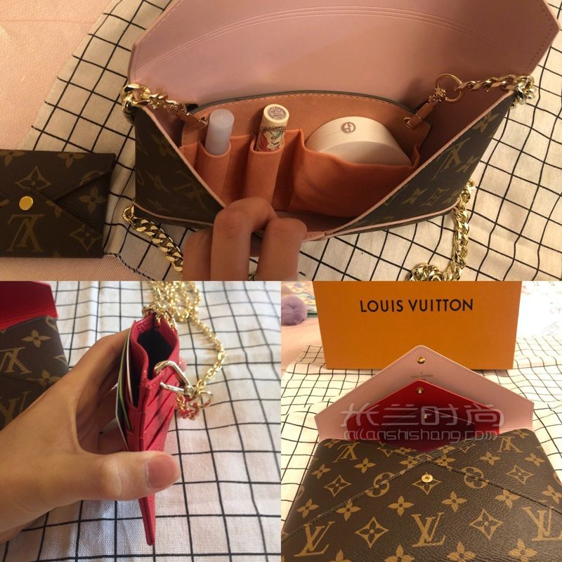 LV三合一信封包超實(shí)用手拿包分享，18年新款一包在手百包我也有！ (6)