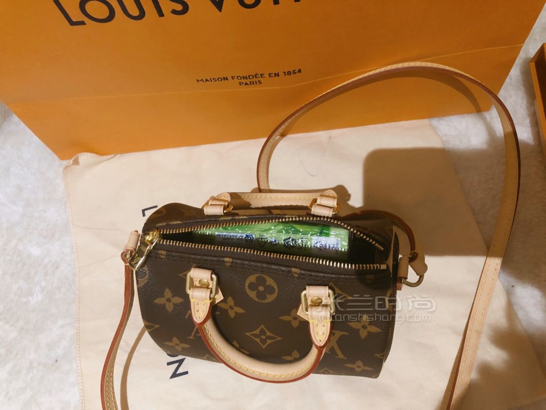 六千多購入的LV迷你枕頭包Nano Speedy，小包包持續(xù)刷新了半個(gè)世紀(jì)最火的包包記錄 (2)