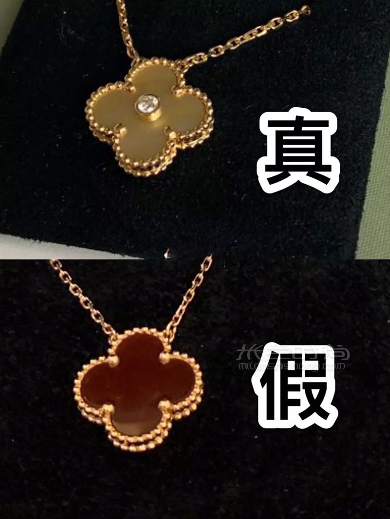 奢侈品鑒定分享  梵克雅寶vca項(xiàng)鏈真假對比_配飾_時尚