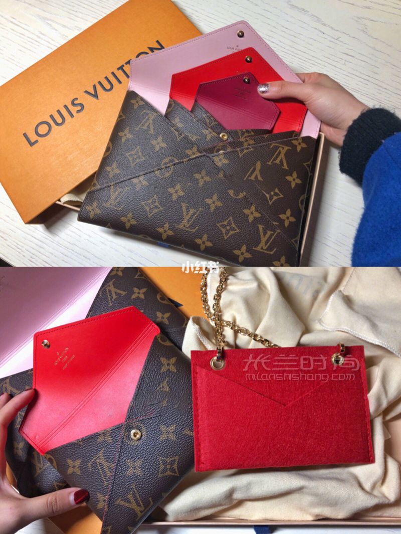 LV信封包絕對是學生黨入門級奢侈品包包首選款！ 最近入的lv三合一信封包已 (2)