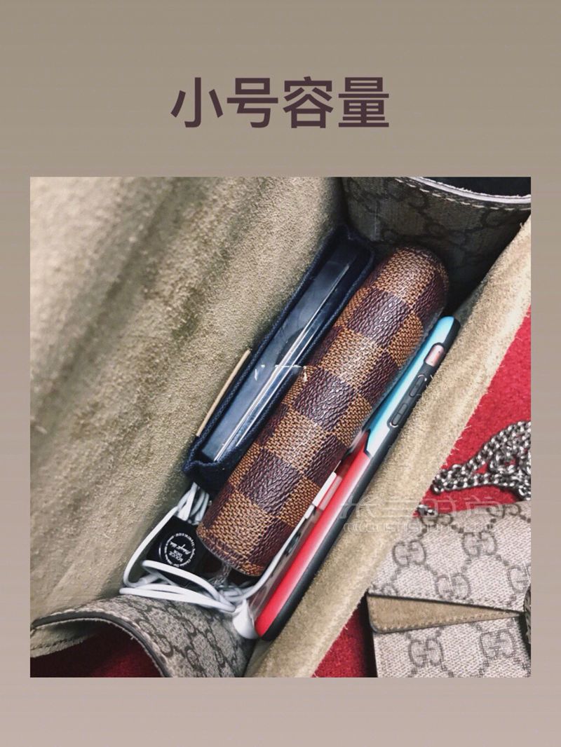 Gucci酒神小號（mini） supermini 對比 (2)