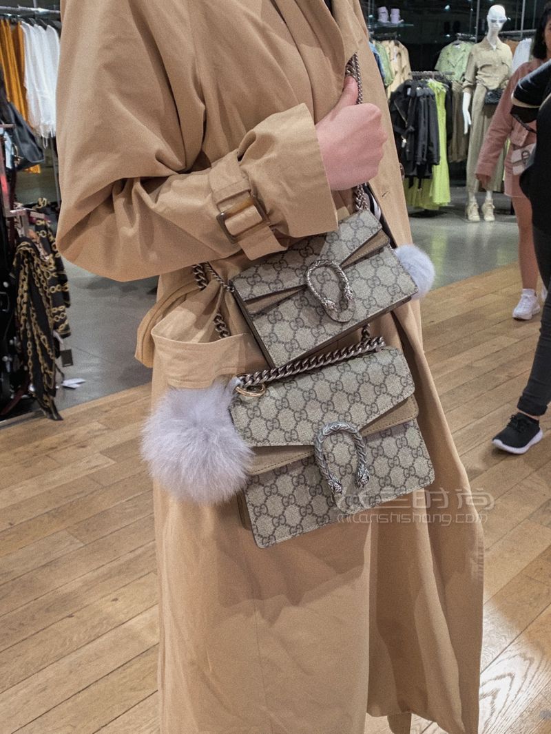 Gucci酒神小號（mini） supermini 對比 (5)