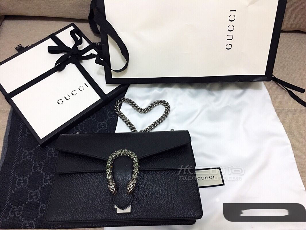 Gucci Dionysus黑色鉆扣酒神包我要上精選 (2)