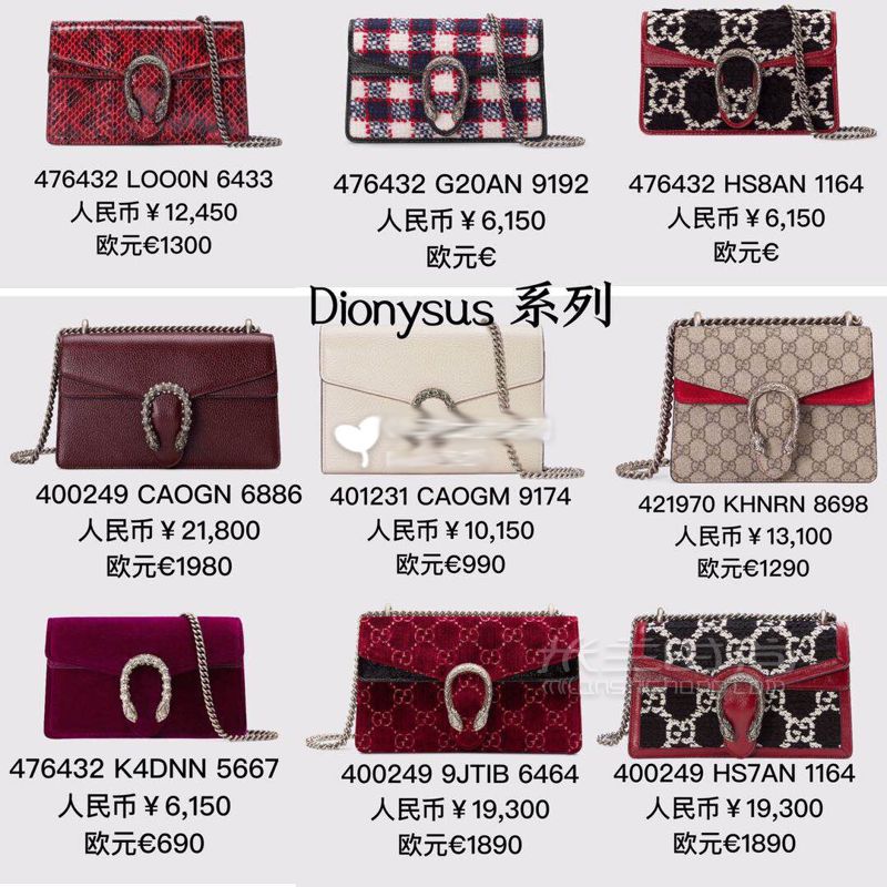 Gucc七大系列經(jīng)典包（附國內(nèi)／意大利價(jià)格） Gucci源于意大利的時(shí)裝奢飾品牌 (6)