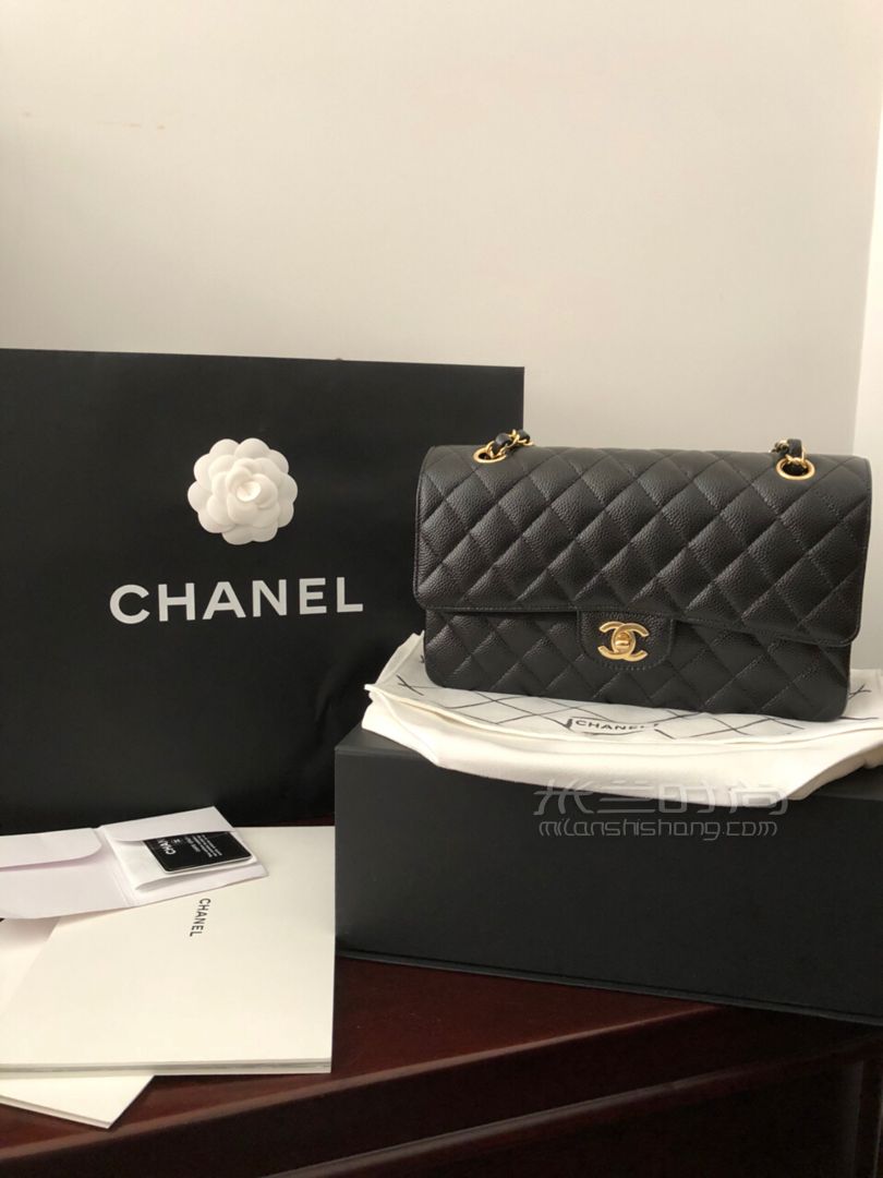 實現(xiàn)夢想的第一步先來只香奈兒包！Chanel cf黑金 (1)