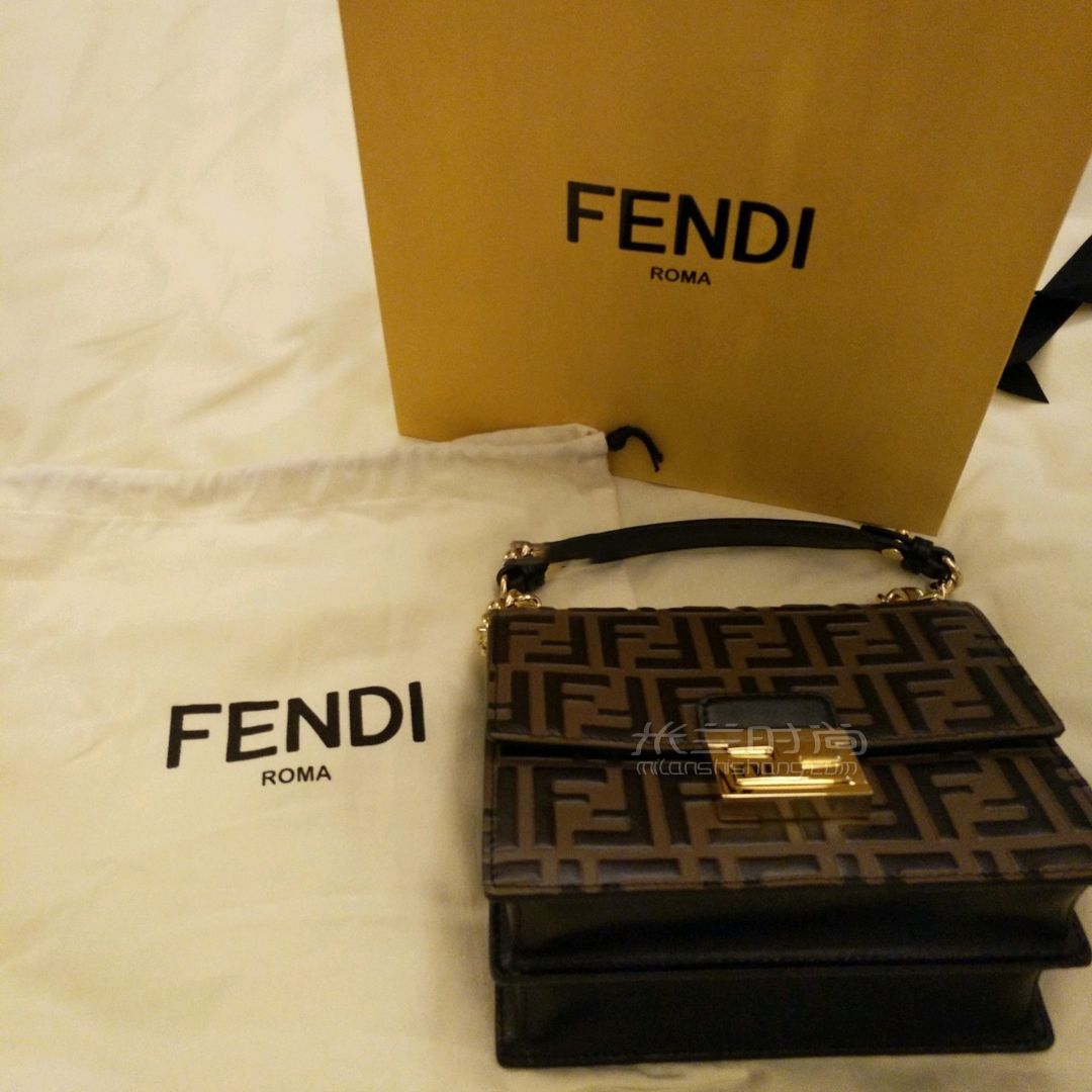 65_Fendi19年秋冬新款 kan u 老花包_箱包_時尚 (5)
