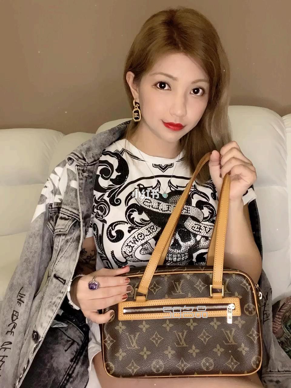 第十個中古包分享LV老花飯盒包,lv挎包手袋 女包_1