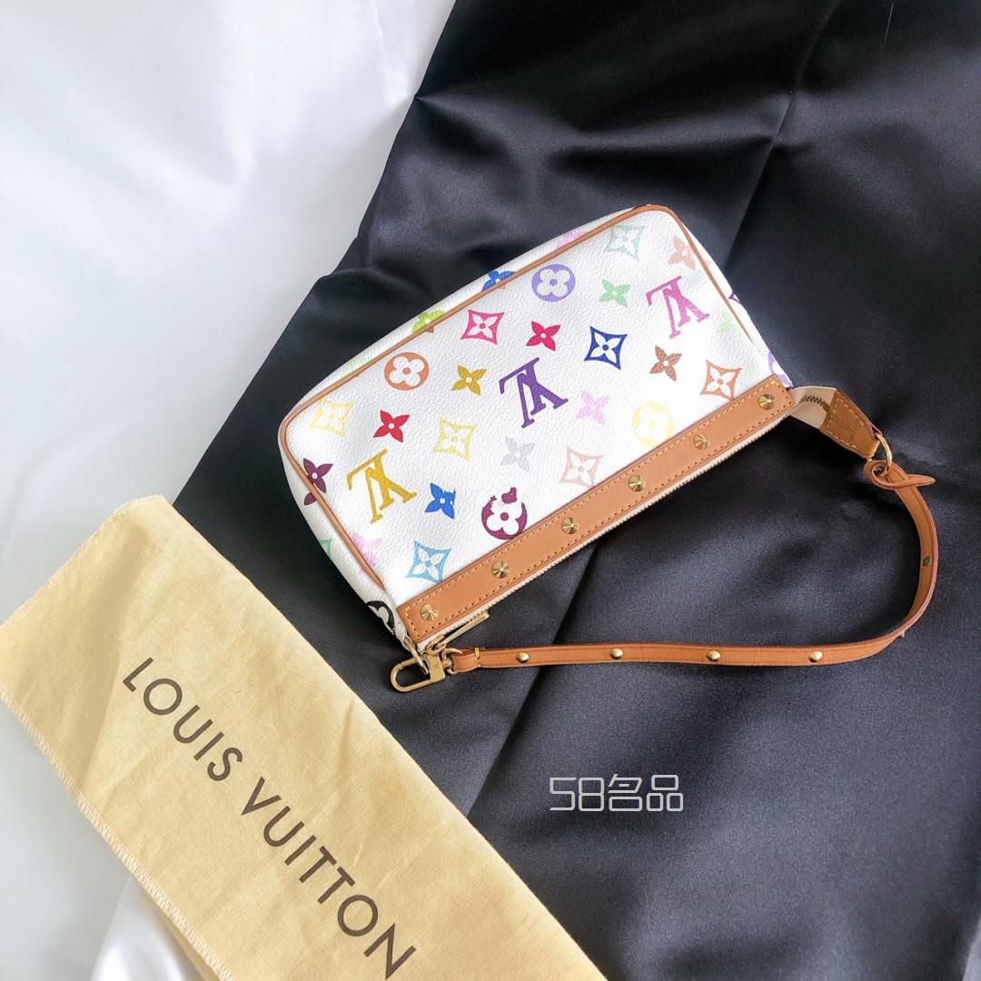 LV白三彩老花麻將包,高仿lv腰帶型號(hào)_1