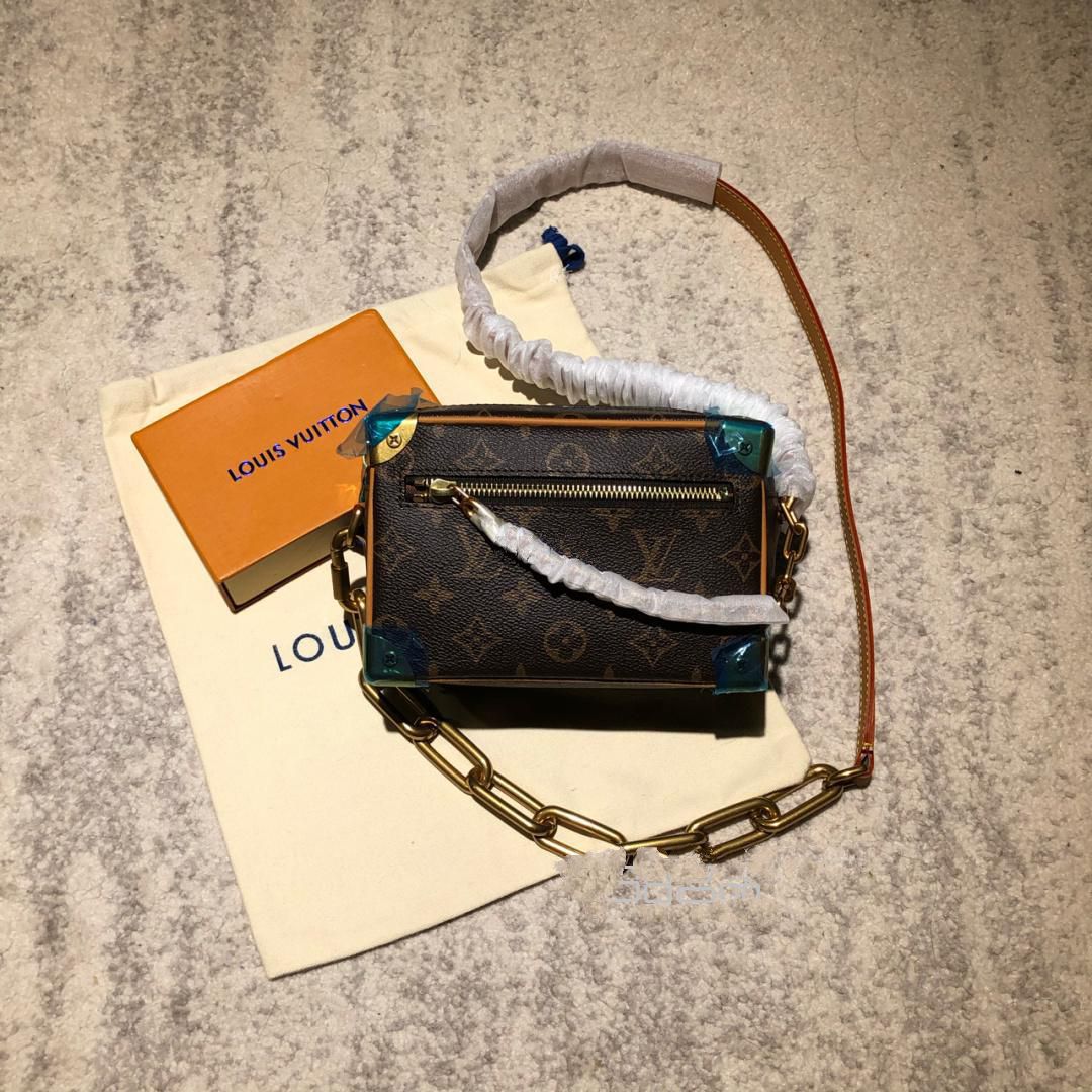 2020 新款 Lv soft trunk 復(fù)古五金鏈條包,lv48870價格_1