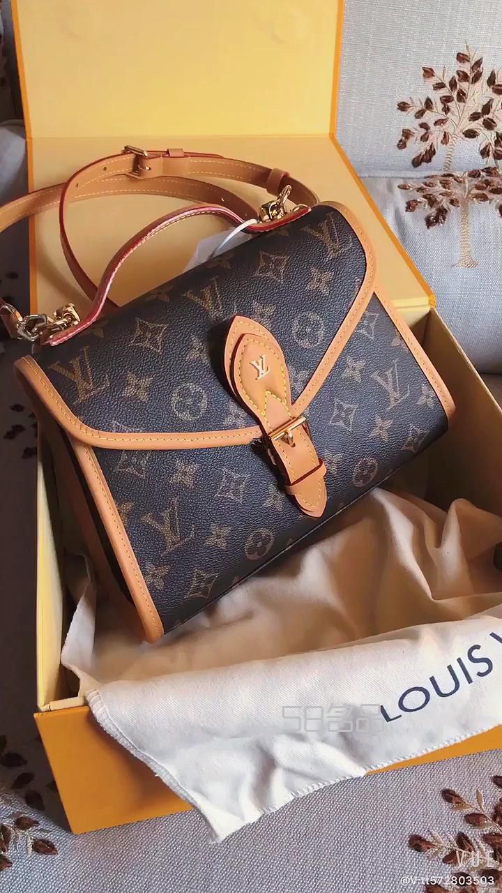 LV 超級難買的 新款復(fù)古 IVY郵差包,lv 購物包 序列號在哪_1