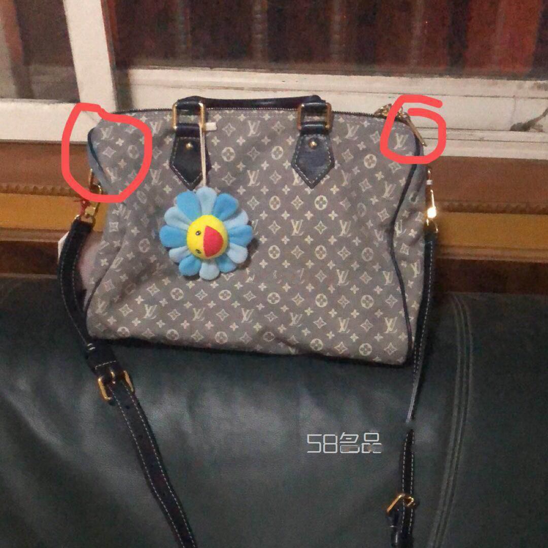 lv帆布包污漬遮蓋涂鴉皮卡丘舊包變新,lv小挎包價格_3