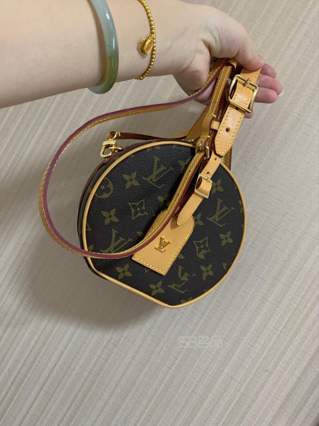 lv 小帽箱 硬盒子 圓盒子 拆包改款,lv包包粘皮通病圖片_1