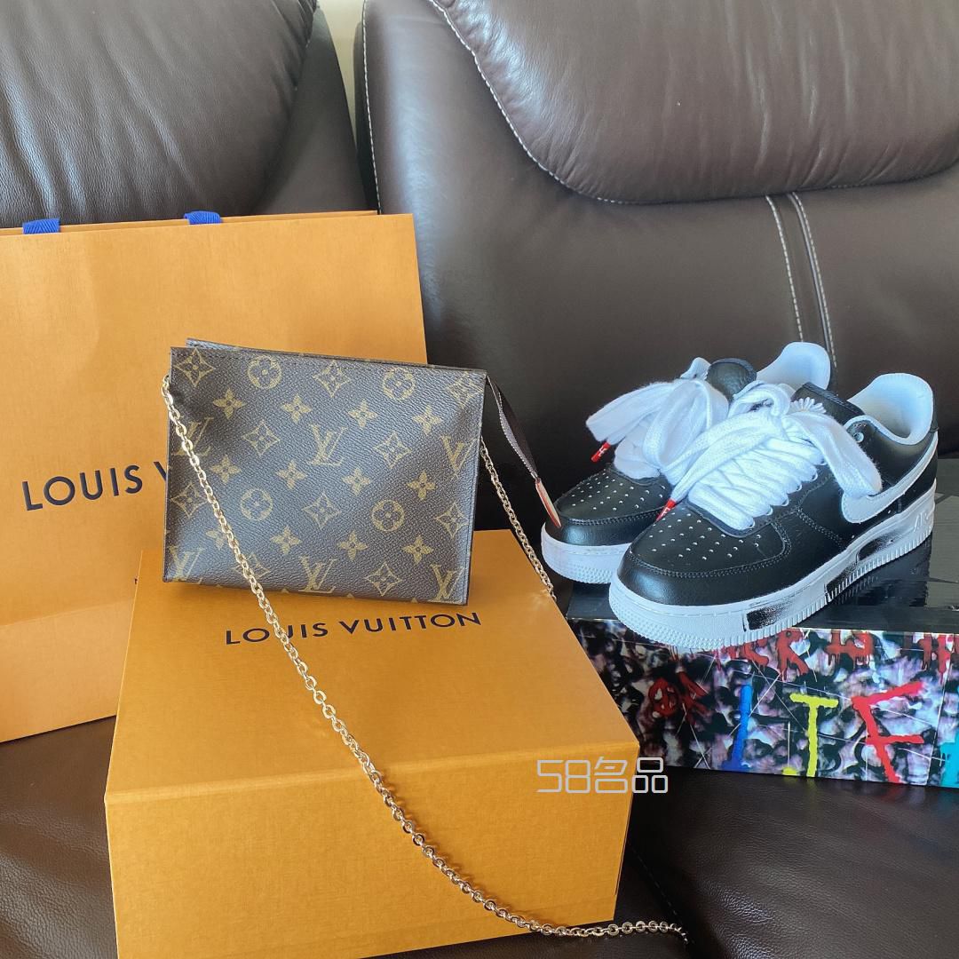 lv19洗漱包,lv老花圓筒子母包_1