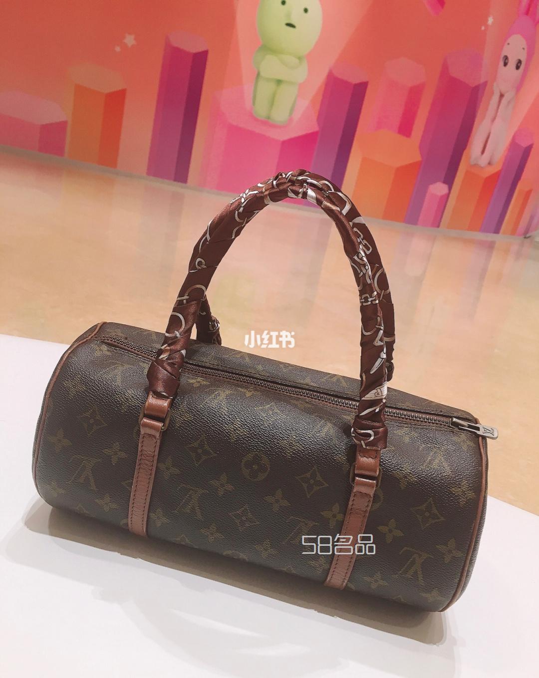 lv紅皮子母圓筒包,2015新款lv正品女包_1