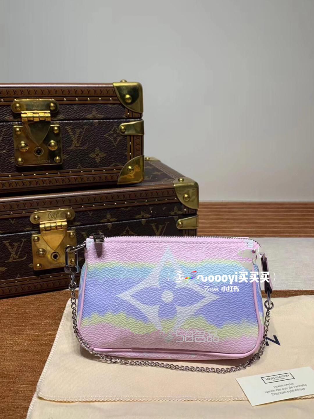 lv2020夏日限定扎染彩虹mini麻將包,lv neonoe手袋圖片_1