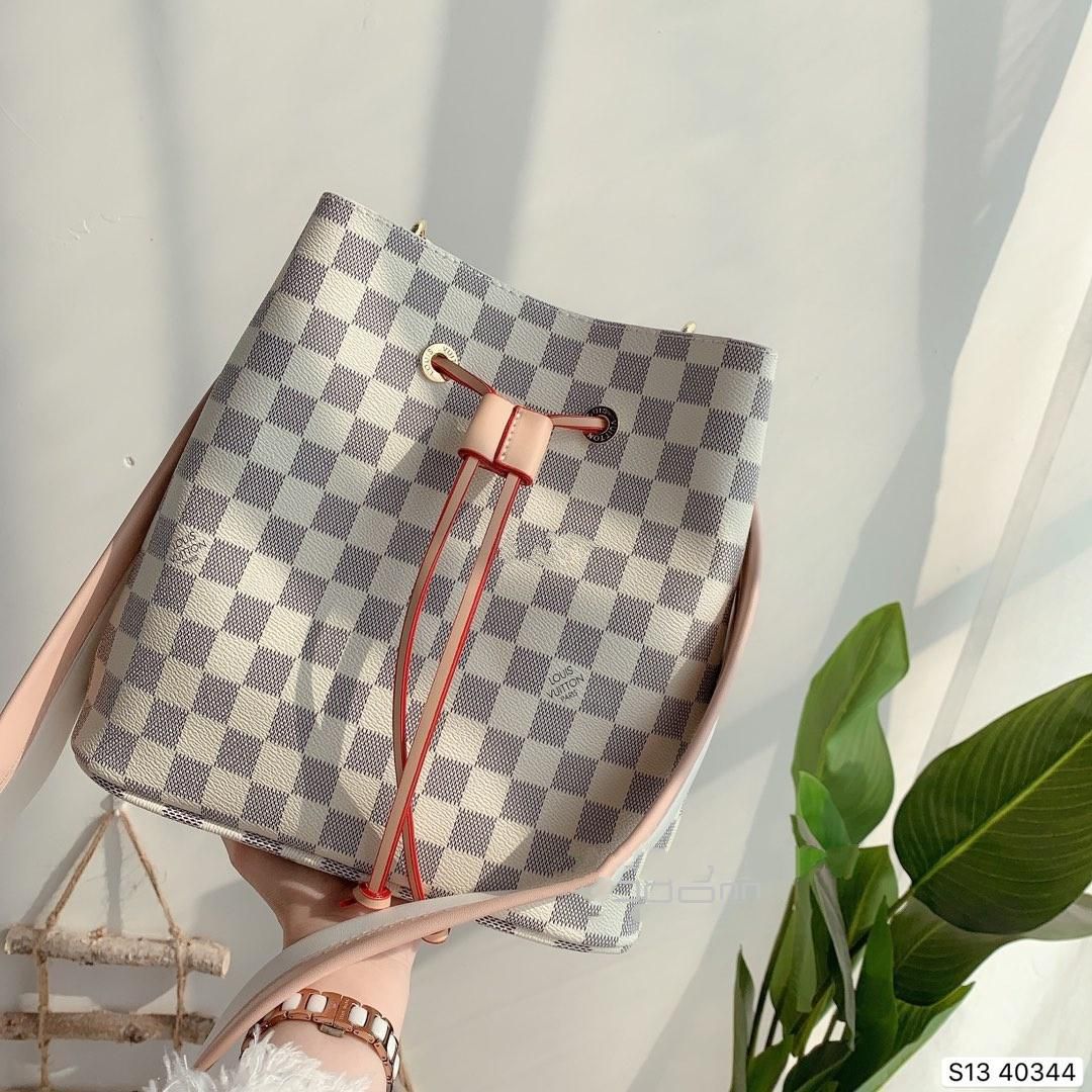 Lv 2020 神仙白格 水桶包編織手柄 櫻粉肩帶 美到無法無天,delvaux mini_14