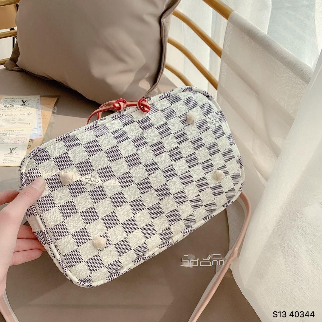 Lv 2020 神仙白格 水桶包編織手柄 櫻粉肩帶 美到無法無天,delvaux mini_5
