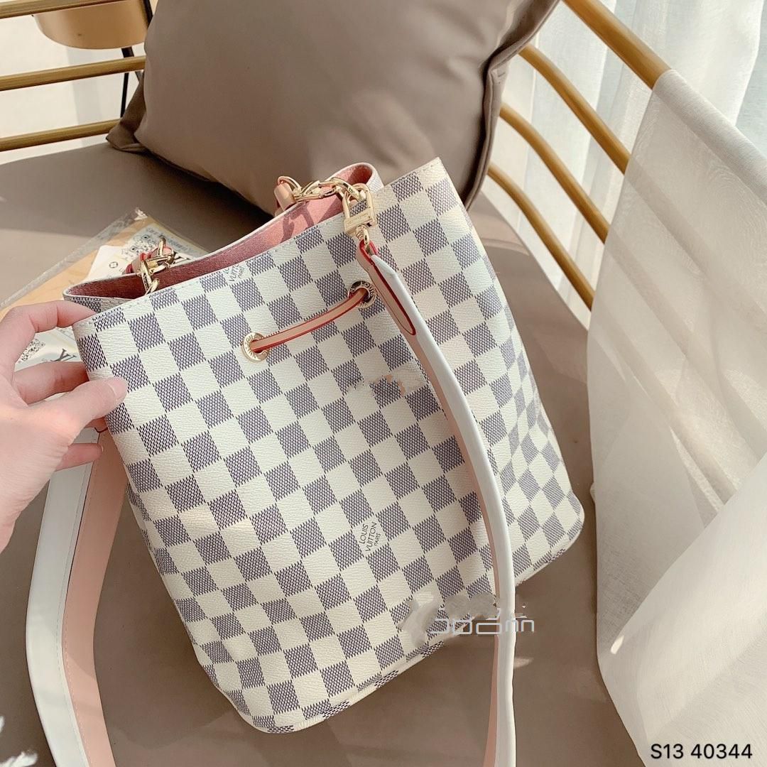Lv 2020 神仙白格 水桶包編織手柄 櫻粉肩帶 美到無法無天,delvaux mini_16