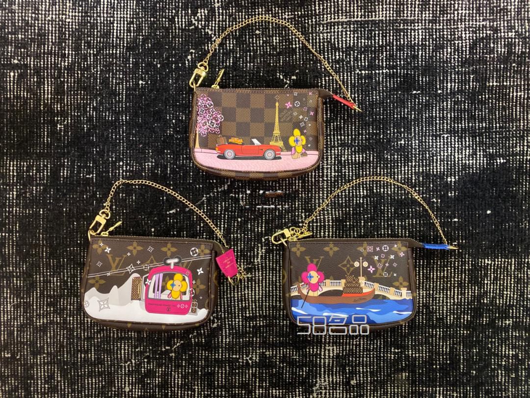 LV限定小麻將包,clemence lv錢包_18