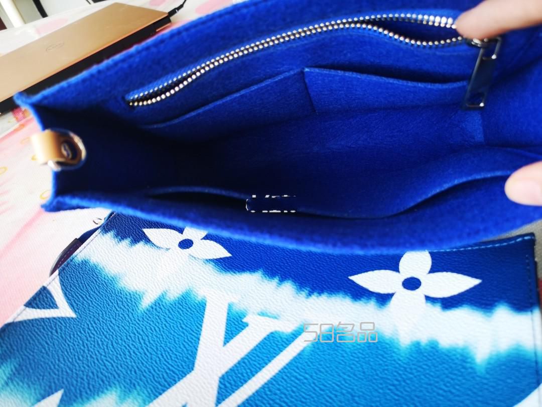 你的lv扎染洗漱包內(nèi)膽配的還是米色的嗎？,lv speedy 搭配_1