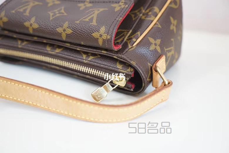lv駱駝包小號老花單肩包腋下包,lv lockit手鏈_12