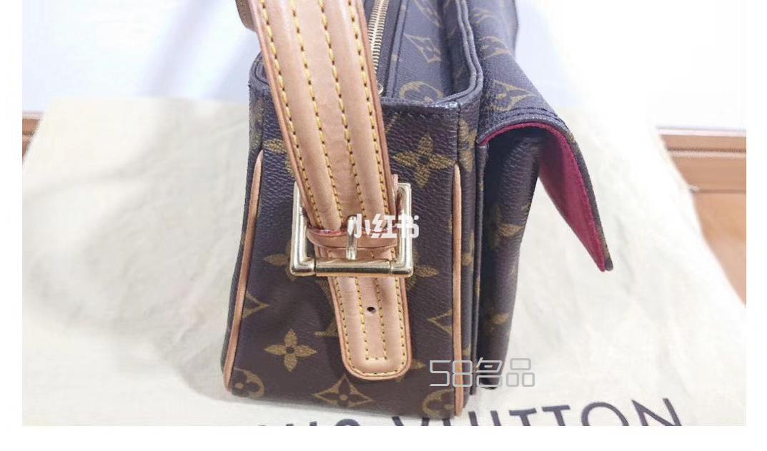 Lv駱駝包 全新保存品,lv皮帶頭五金_5