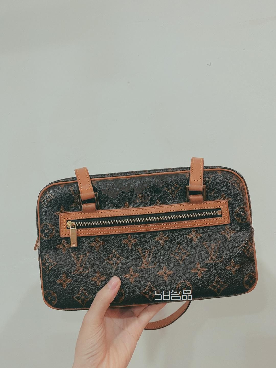叮咚｜lv 老花中古盒子包,lv鴕鳥皮包包_1