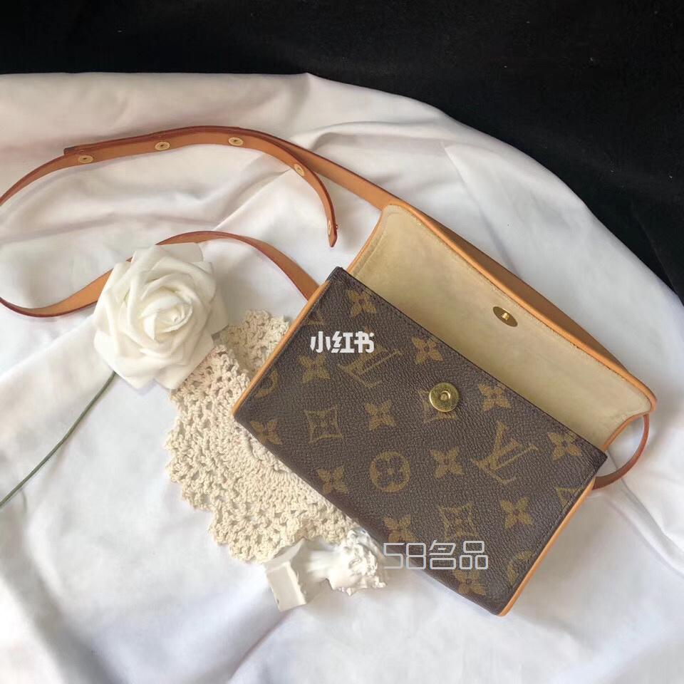 最?lèi)?ài)腰包  vintage LV老花腰包胸包,lv印花包好搭配嗎_9