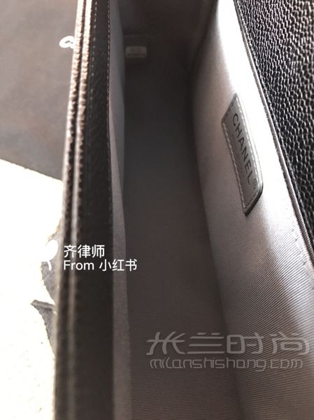 香奈兒leboy牛皮黑銀魚子醬中號(hào)_5
