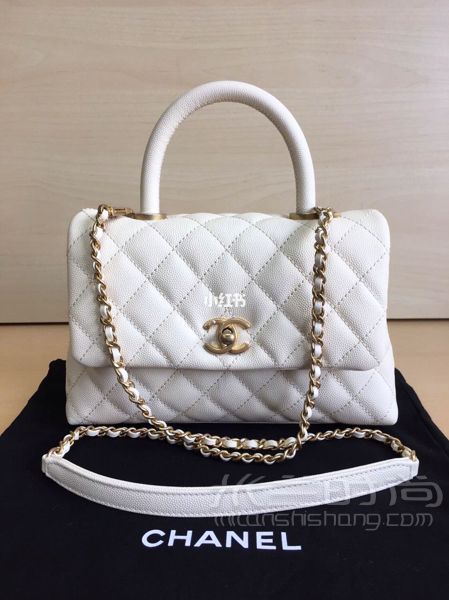 chanel coco handle 非常美貌的一只！白色很百搭優(yōu)雅大氣！_4