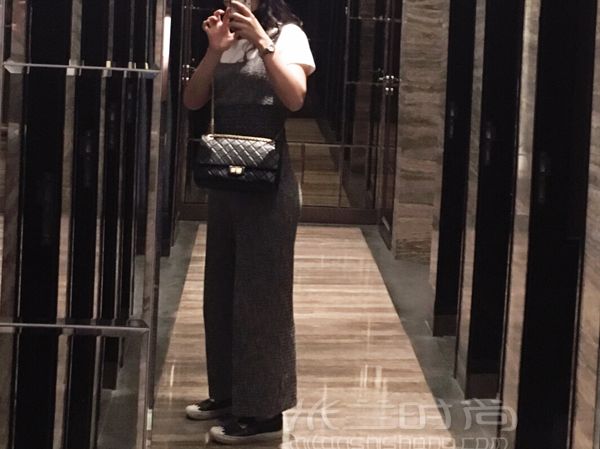 Chanel2.55中號上身圖實拍與使用體驗_3