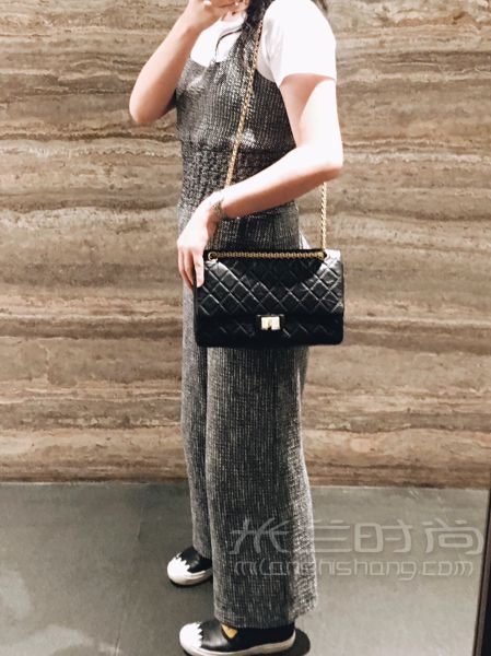Chanel2.55中號上身圖實拍與使用體驗_5