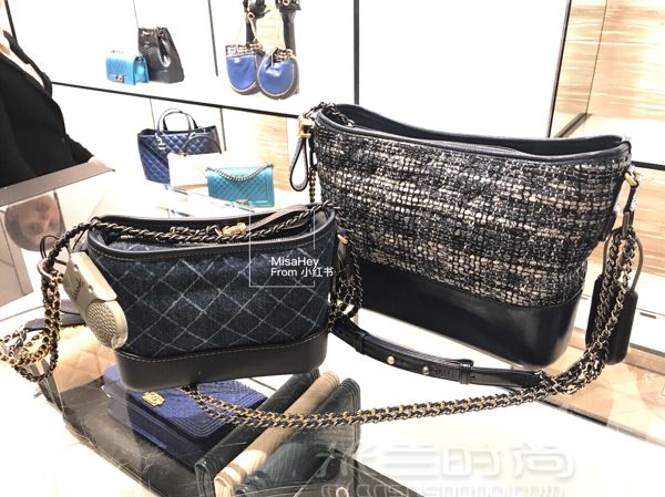 Chanel香奈兒流浪包 新款藍色毛呢_5
