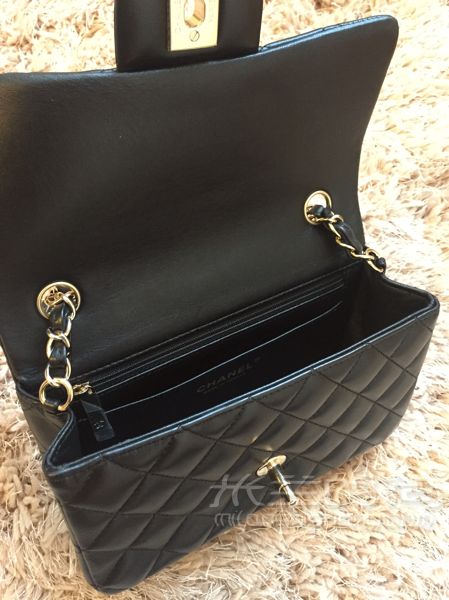 香奈兒 chanel mini cf 終于入手了！chanel classic flap_8