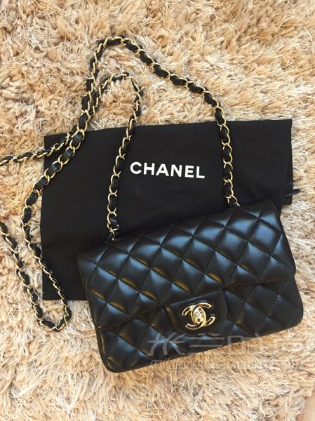 香奈兒 chanel mini cf 終于入手了！chanel classic flap_1
