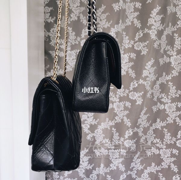 實(shí)用帖Chanel 2.55中號(hào)cf中號(hào)比較_6
