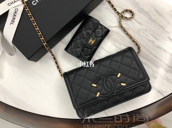 香奈兒Chanel Vanity WOC鏈條包_2