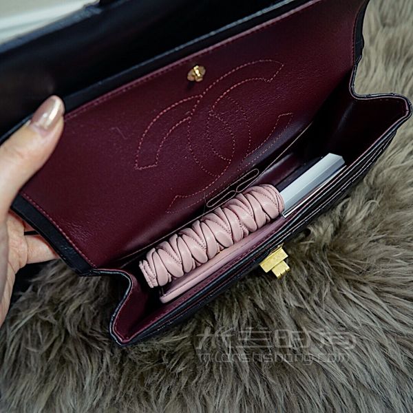 Chanel CF 和 2.55 小號黑金對比_4