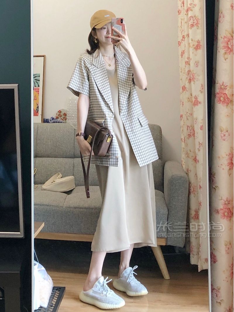 早秋西裝九套米杏色系西裝搭配推薦 搭配牛仔褲_9