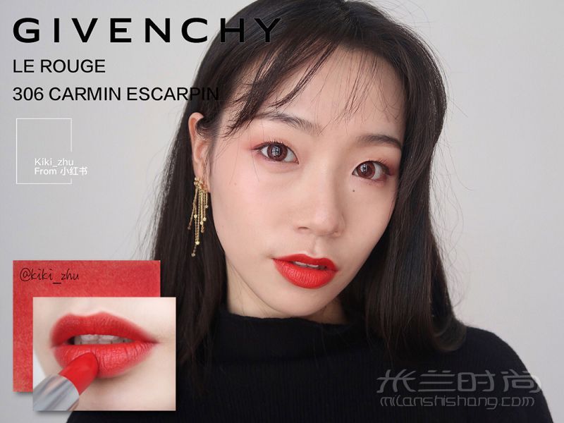 無敵百搭番茄紅Givenchy紀(jì)梵?？诩t 小羊皮306_3