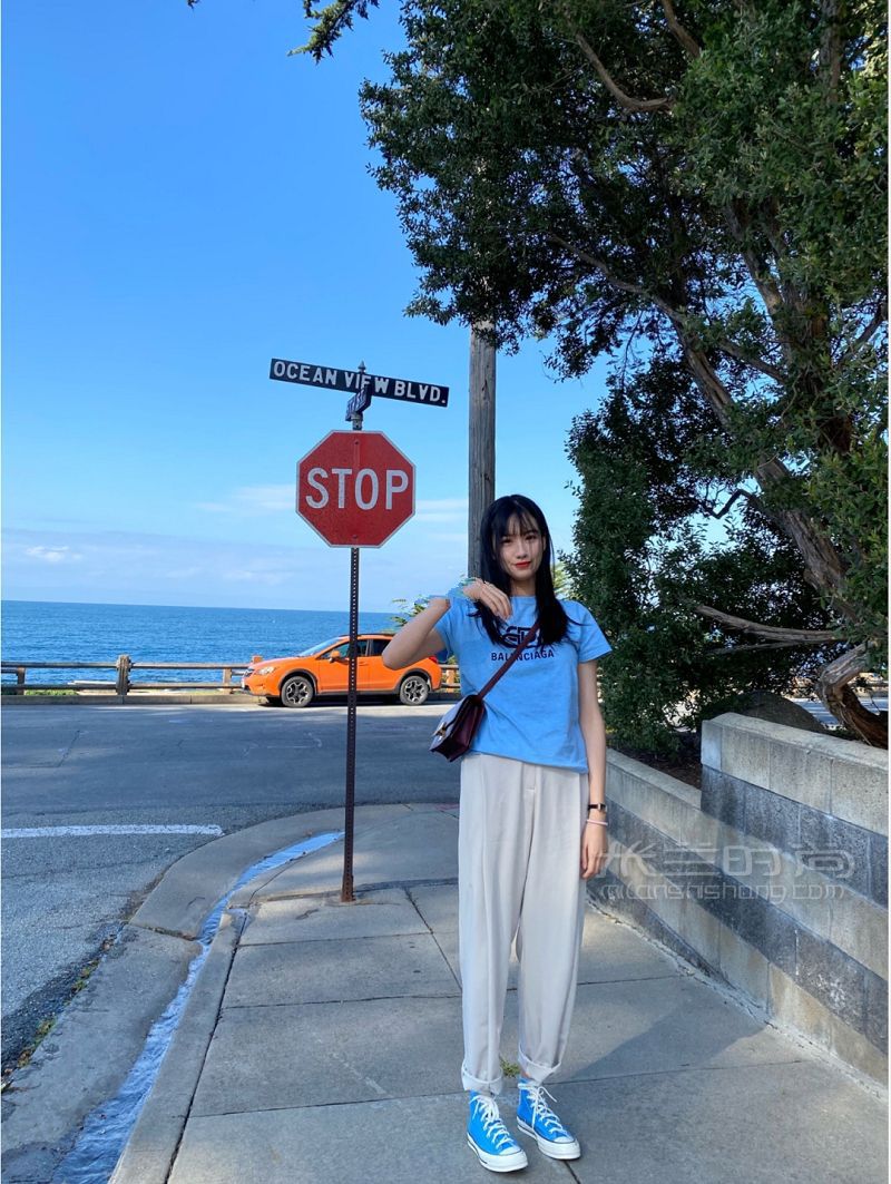 折上折入的奶藍(lán)色匡威春夏鞋子_9