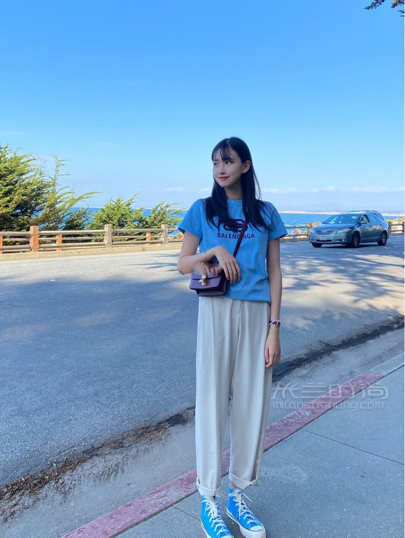折上折入的奶藍(lán)色匡威春夏鞋子_2