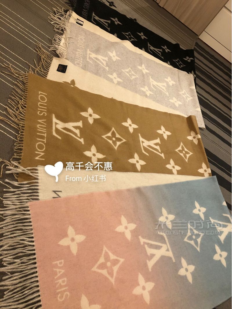 LV羊絨圍巾 顏色對(duì)比推薦 LV純羊毛圍巾_7