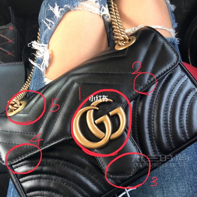 GUCCI鏈條包 GG Marmont萬元包包_2