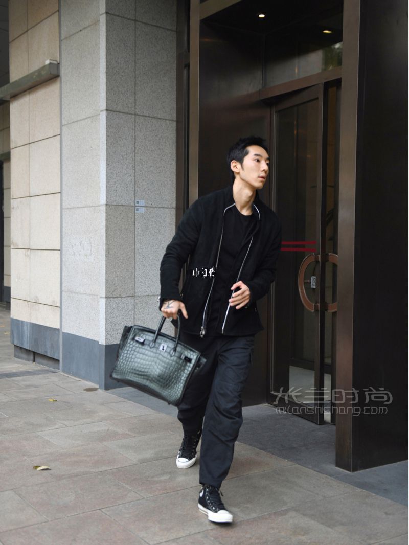 絕版的Hermes愛馬仕鱷魚皮 so black Birkin 35_2