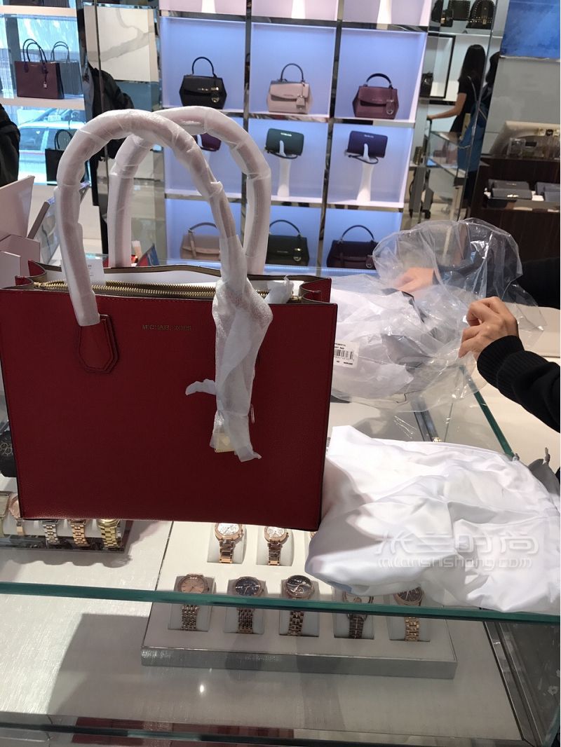 michael kors mk女包楊冪同款鎖頭方包_5
