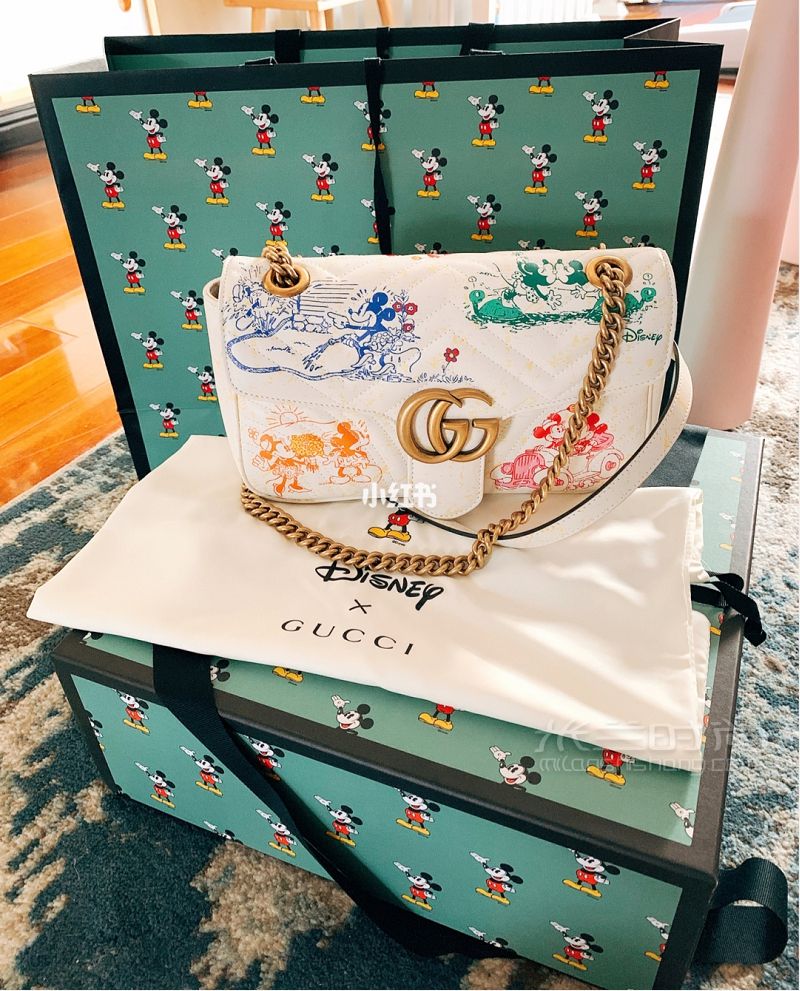 首發(fā)GUCCI迪士尼Marmont包包來(lái)啦_1