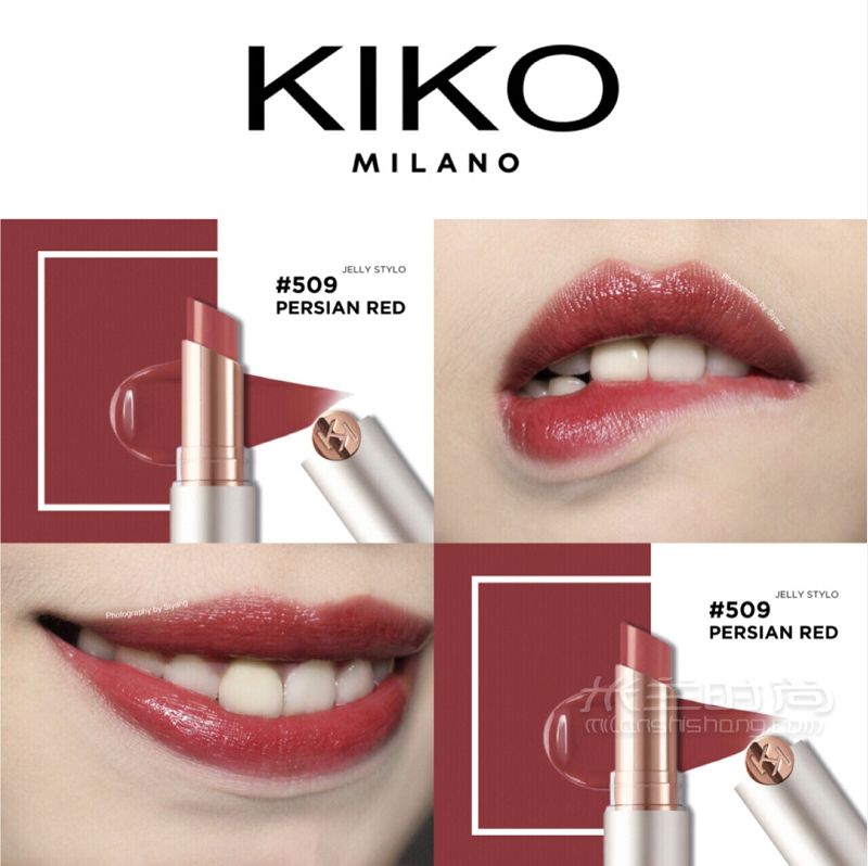 armani官網(wǎng)新系列 kiko509 安靜魅惑的紅豆奶茶色口紅_1