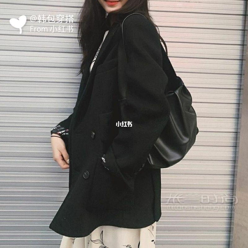 韓國秋冬百搭單肩包HOZE-單肩包-韓國小眾包包-箱包_5